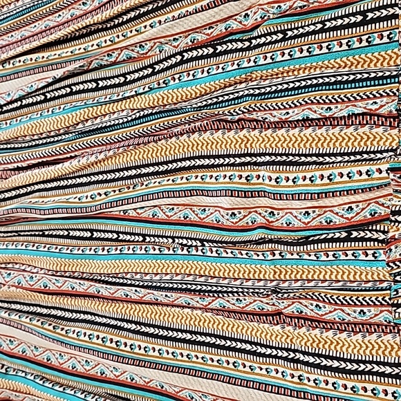 Aztec Print Maxi Dress, Medium - Picture 2 of 5